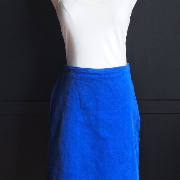 Old Navy | Royal Blue Corduroy Skirt - Picture 3 of 5